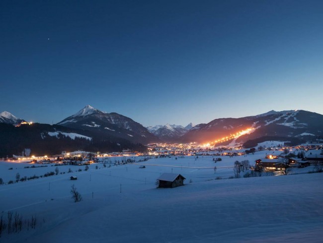 Winternacht in Flachau © Flachau Tourismus_Martin Lugger