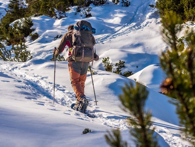 Schneeschuhwandern, Winterwandern und Skitouren gehen in Flachau © Shutterstock